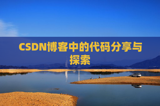 CSDN博客中的代码分享与探索